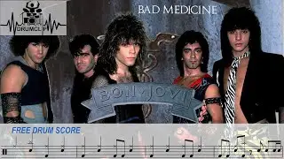 Bon Jovi - Bad Medicine (Drum Score)