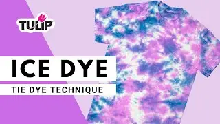 How to Ice Dye Tie Dye Technique with Tulip