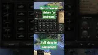 Лучший шаблон бронетанковой дивизии для новичков в Hearts of Iron IV!