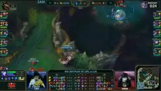 GAM Levi Insane dragon steal vs Lyon Gaming MSI 2017