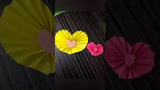 Easy Paper Folding Heart ❤️ | Beautiful Origami Heart Craft for Beginners#dainacreation #crafting