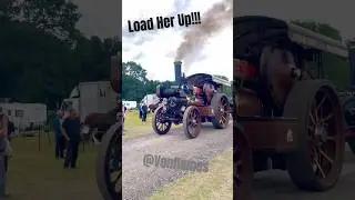 John Fowler Steam traction engine pulling an exceptionally good load. #manengines #automobile #steam