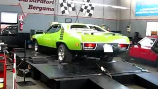 Roadrunner Plymouth 440+6 MY. 1972 , full restoration by 2000 motors  Test Power