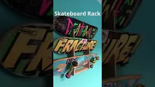 Do you want this Skateboard Rack? Check out the link in my bio! #shorts #essentials #skateboard
