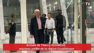 Arrivée de Thierry DEVIMEUX, nouveau préfet de la région Guadeloupe