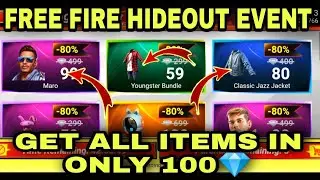 FREE FIRE NEW HIDEOUT DISCOUNT EVENT| FF NEW HIDEOUT EVENT| HOW TO GET HIDEOUT EVENT IN MAIL BOX
