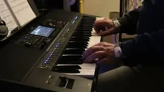 Ein neues Musikstück aus dem  Gefühl gespielt
