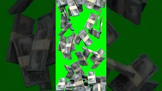 💵 Dollar Transition Effect Green Screen | Free Money Overlay #dollar #greenscreen  #background