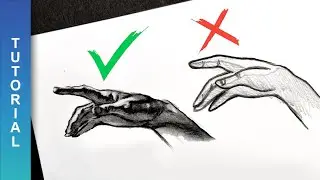 Draw Perfect Hands In 3 Simple Steps (In Hindi) 2021 | *Not Clickbait*