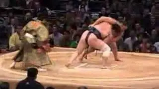朝赤龍　VS　時天空　平成19年九州場所　四日目