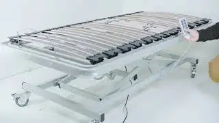 Cama Articulada Eléctrica - Montaje de carro elevador, cabecero, piecero y barandillas.