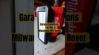 Random Places To Mount the Milwaukee M12 Rover Light In The Garage!