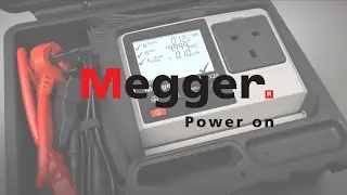 PAT120 hand-held portable appliance tester animation