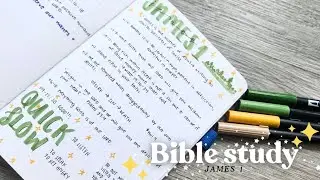 Bible Study on James 1 | How to Journal Bible Studies