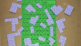 Hundreds Chart Puzzle for 3-4 year old kids