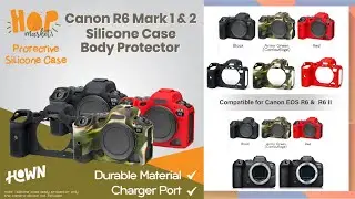Silikon Case for Canon EOS R6 R6ii Mark 1/2 soft Casing Rubber Silicone untuk Kamera EOS R6  M ii