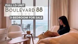 Available for Sale & Rental! Boulevard 88 1775sqft 3-Bedroom With Full ID!