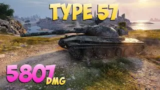 Type 57 - 6 Kills 5.8K DMG - Steel wall! - World Of Tanks