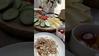 Breakfast idea #breakfast #food #aestheticvideo #like #home #homecafe #lifestylevlog#munich