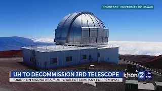 UH to decommission third telescope on Maunakea