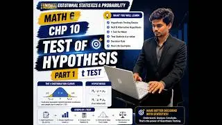 MATH 6 AIUB CHP 10 TEST OF HYPOTHESIS part 1 (t test)