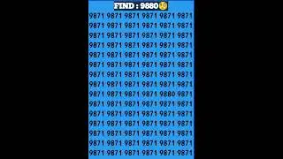 Only 1%can get it 9880, are you in 2seconds 🥳#fyp#iqtest #puzzle #mathlecture #numbers #trending