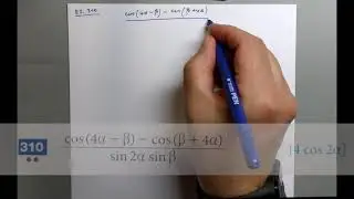 Goniometria - 21E3 - Es.309-310 esercizi con prostaferesi. Matematica.blu.2.0