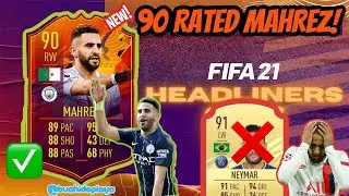 90 RATED MAHREZ IS BETTER THAN NEYMAR! FIFA 21