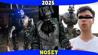 HIZO un ANIMATRONICO REAL y SE ESCAPO ! - Asi es NOSEY en el 2025 | Toda la Historia