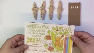 Short video to show you my Colour in children Christmas cards based on my Odds in a Pod characters 🥰