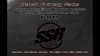 Swap Shop Racing Black Friday/ Cyber Monday Sale