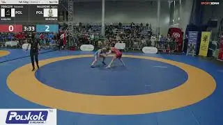 ZAPASY (M3) - Mistrzostwa Polski seniorek i senior&oacute;w styl wolny - Pelpin 2025. Mata 3.