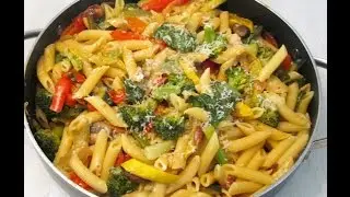 Healthy Pasta with Vegetables /باستا ( معكرونة) صحية مع الخضراوات/Recipe#200
