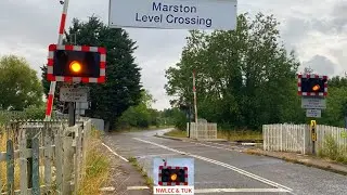 (Halogen Lights) Marston Level Crossing, Bedfordshire