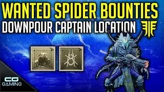 WANTED: Downpour Captain Bounty Location - Spider Bounties - Destiny 2