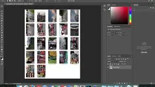 how to make a digital contact sheet