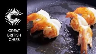 How to pan fry prawns