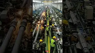 Heavy ordnance in production! #shorts #weaponsfactory #armsproduction #heavyindustry #mustwatch
