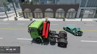 man truck perform burst #beamngdrive