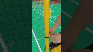 #badminton #buildingmaterials #sports  Installation steps of net column in indoor badminton court