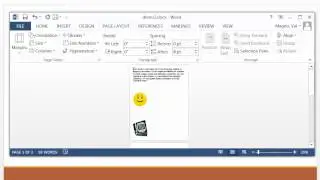 Page Layout Tab MS Word 2013