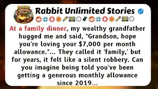 At a family dinner, my wealthy grandfather hugged me and...[Full Stories]