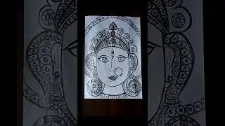 maa sharda drawing #drawing #shortvideo #short #youtubeshortvideo