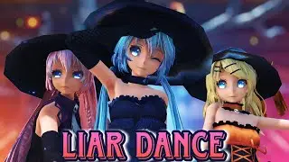 〖MMD〗🎃Liar Dance🎃『Miku, Luka, Rin』#HappyHalloween