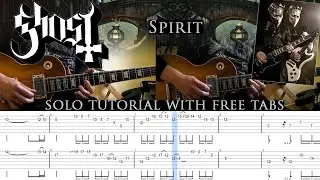 Ghost - Spirit guitar solo lesson (with tablatures and backing tracks)
