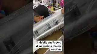 Sky cut mobile and laptop skin cutting plotter unboxing
