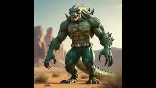 Fusion Between Captain Kirk and Gorn #aifusion#startrek #sci #cosmicterror#aiart #cosmicterror#scifi