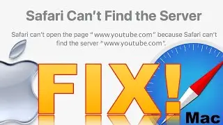 Fix - Safari can't find the server ⚠️ | Safari can't open the page | MacOS 2022