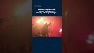 Protest held in Nieuw-Lekkerland, Netherlands over planned asylum centre