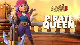 Clash Of Clans || September Season Pirate Queen Skin || Gemmed Gold Pass